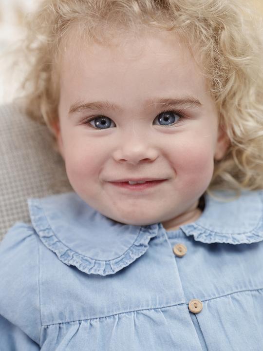 Immagine prodotto Vertbaudet Camicetta da bambino in denim chiaro, personalizzabile (74)