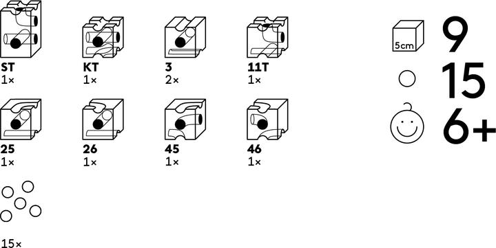 Actual product image Cuboro Tricky Ways
