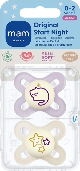 MAM Ori.Start Night 0-2 lilac (1 x, up to 2 M.)