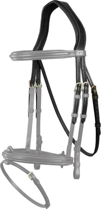 Actual product image Dy'on Riding headband with under-throat