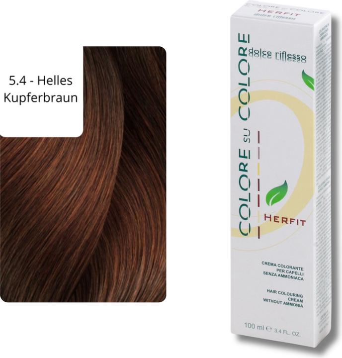 Produktbild XanitaliaPro Haarfarbe Ohne Ammoniak (5.4 - Helles Kupferbraun)