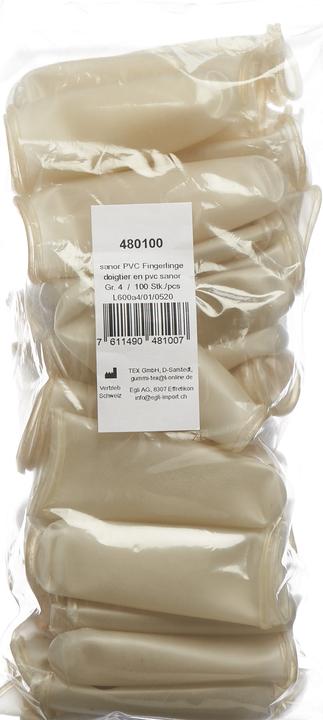Actual product image Sanor PVC finger cots with edge (Foot deodorant & powder, 1170 ml)