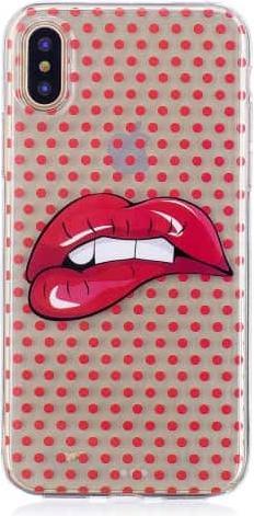 Image du produit Ueli Express iPhone XS / X Coque super fine en caoutchouc TPU Bouche à baiser (Apple iPhone XS, Apple iPhone X)