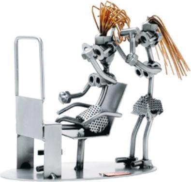 Produktbild Hinz & Kunst 191 - Figur "Friseurin" (13 x 13 x 19 cm)