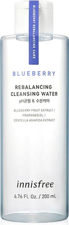 Image du produit Innisfree Eau nettoyante rééquilibrante aux myrtilles (Lait nettoyant, 200 ml)