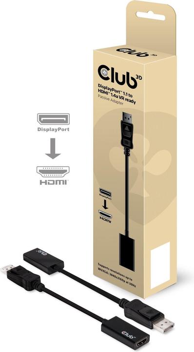 Produktbild Club 3D DisplayPort – HDMI (0.20 m, HDMI, DisplayPort)