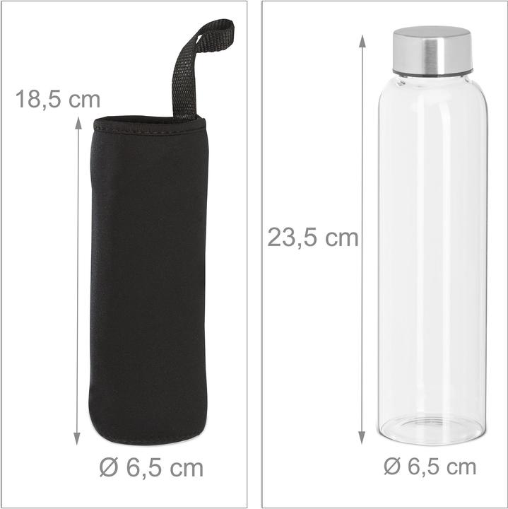 Actual product image Relaxdays 2x drinking bottle (0.50 l)