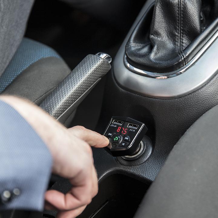 Actual product image Setty TFM-03 FM Bluetooth Transmitter Car Radio
