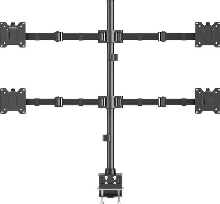 Productafbeelding SpeaKa Professional SP-MM-541 4fach Monitor-Tischhalterung 43,2 cm (17") - 88,9 (Tabel, 35")