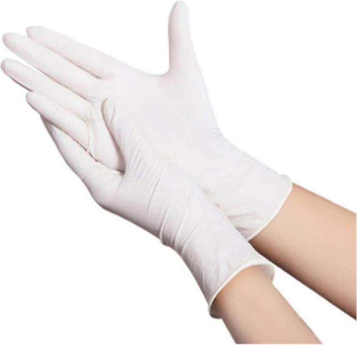 Produktbild MedBrun - Nitril Handschuhe Expert White (M)