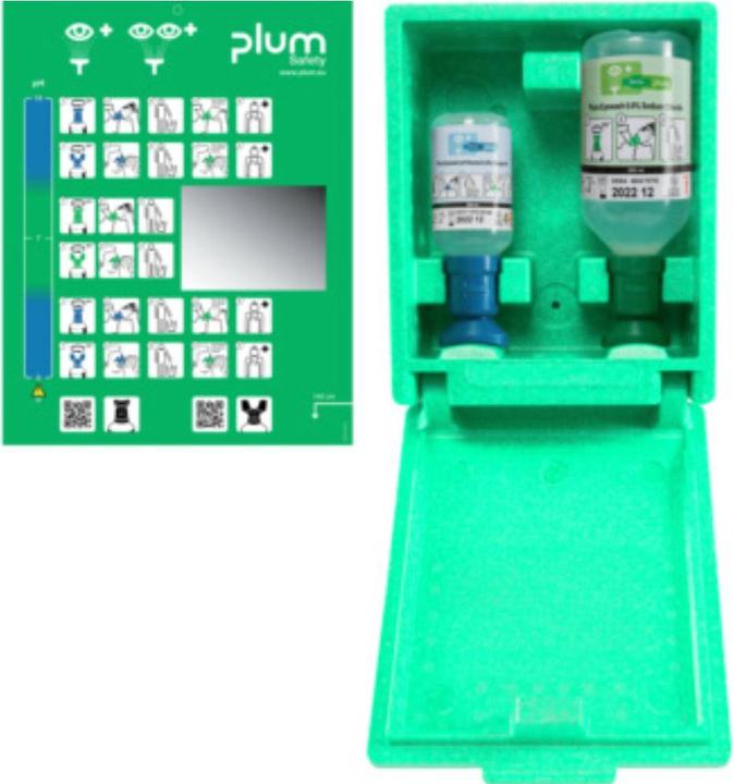 Immagine prodotto Plum Stazione di emergenza oculistica Stazione combinata oftalmica 4789 (Accessori per kit di primo soccorso)