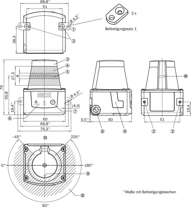 Produktbild Sick TIM310-1130000 (Sensor)