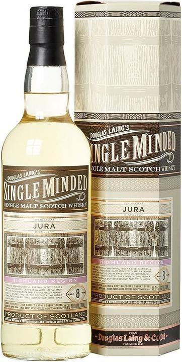 Produktbild Douglas Laing 8 Years Single Minded (Single Malt, Scotch Whisky, 1 x 70 cl)