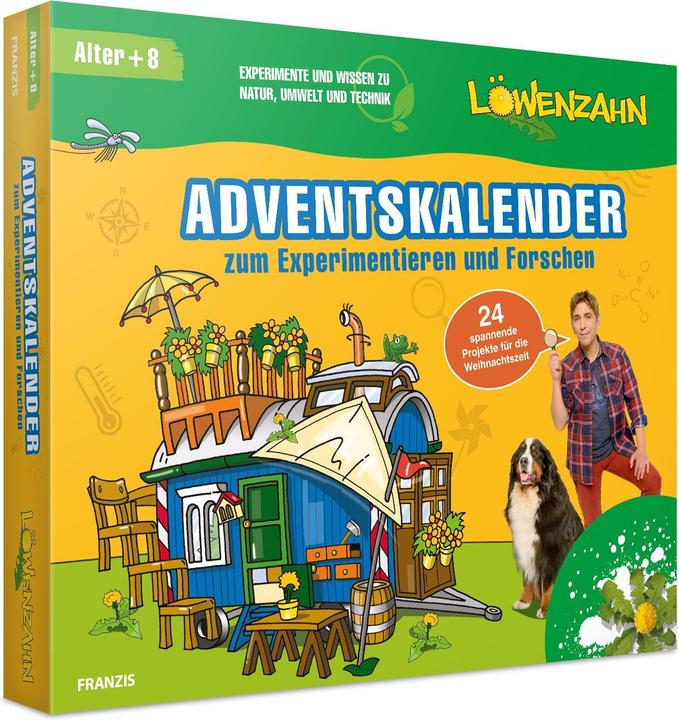 Franzis Calendrier de l'Avent d'expérimentation du pissenlit