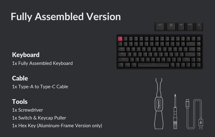 Actual product image Keychron K2 QMK (Version 3)