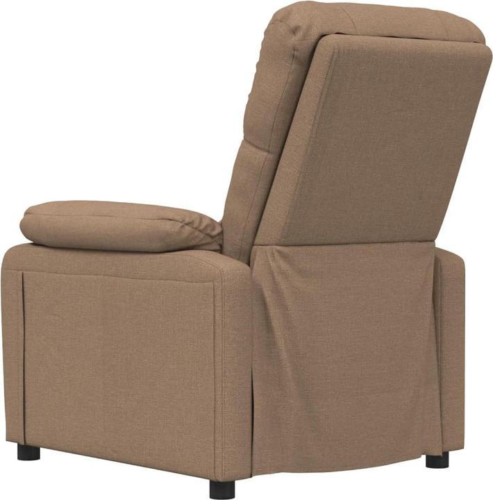 Immagine prodotto VidaXL Poltrona massaggiante Poltrona TV Poltrona relax Poltrona reclinabile Tessuto marrone