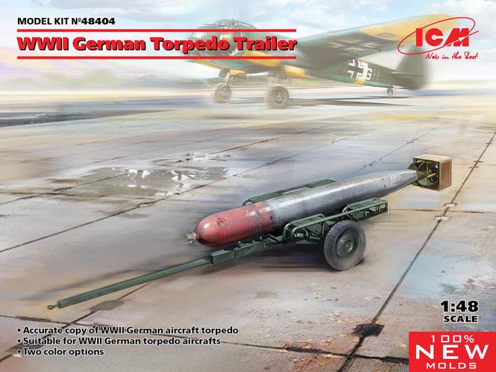 Image du produit ICM WWII remorque de torpilles allemandes (100% neuf moules)