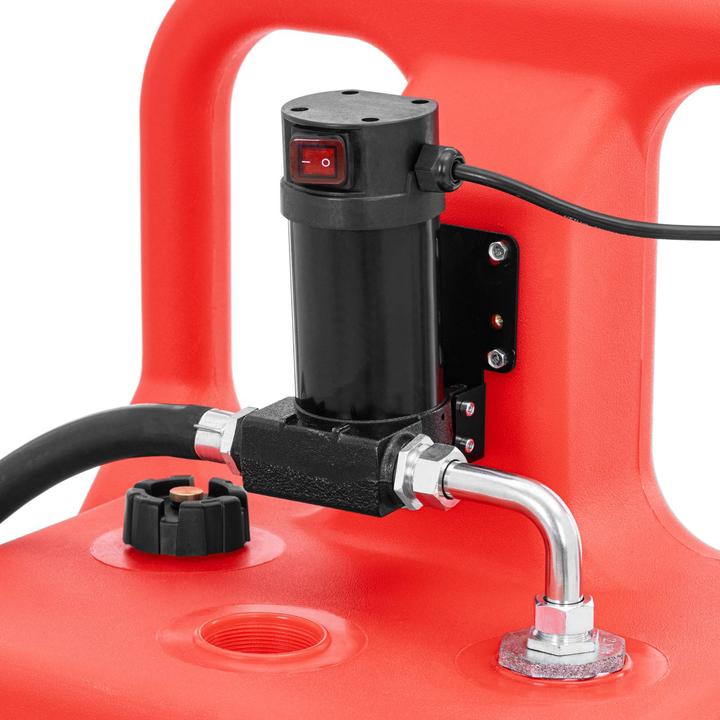 Produktbild MSW Mobile Tankstelle Tankanlage fahrbar Dieseltank Benzintank 120 l elektrisch