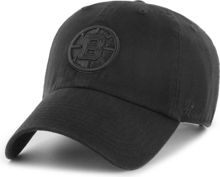 47 Brand Adjustable Cap - CLEAN UP Boston Bruins schwarz (One Size)