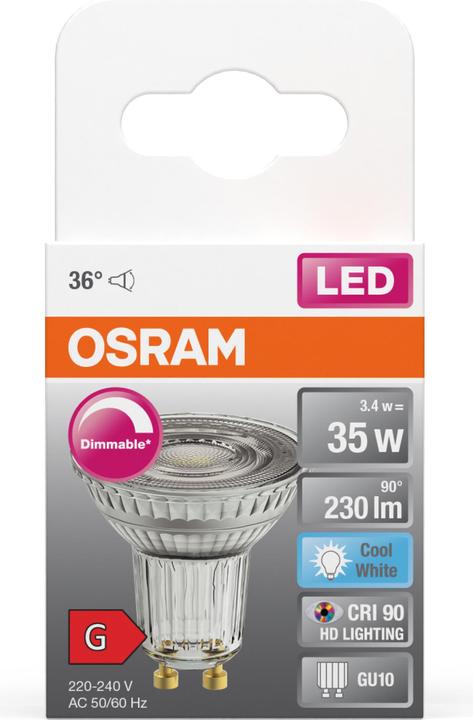 Produktbild Osram Superstar (GU10, 3.40 W, 230 lm, 1 x, G)