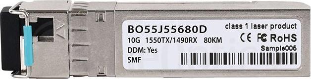 Immagine prodotto BlueOptics Force10 GP-SFP-10GBX-D-80 compatibile con SFP+ BO55J55680D