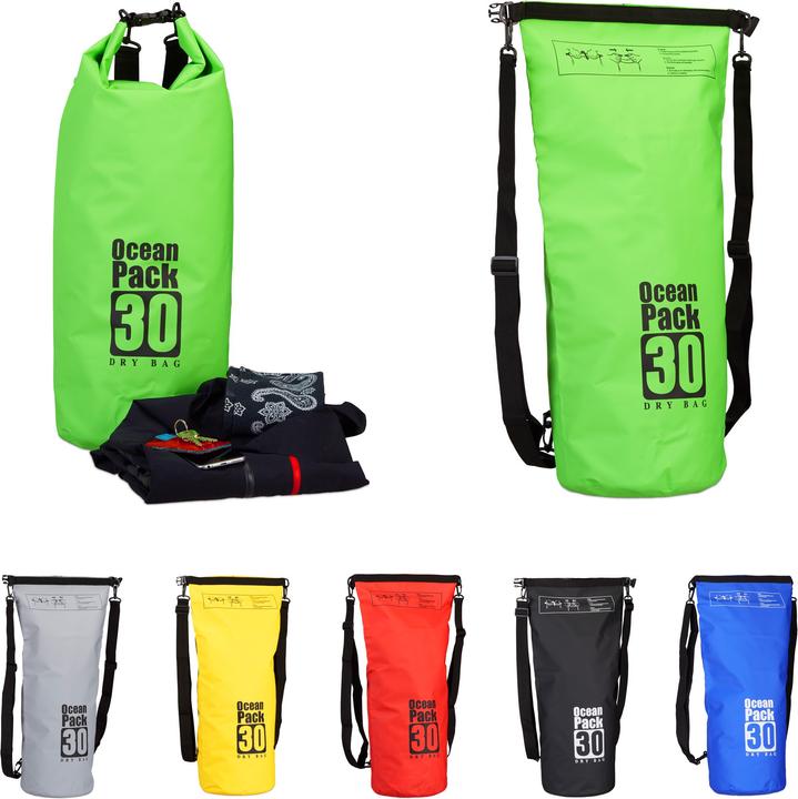 Immagine prodotto Relaxdays Zaino impermeabile Ocean Pack 30L (30 l)
