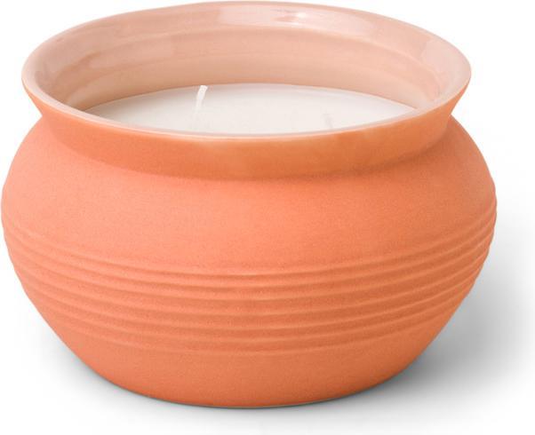 Paddywax Santorini 13Oz Terracotta Ceramic Raw Clay & Pear (368 g)