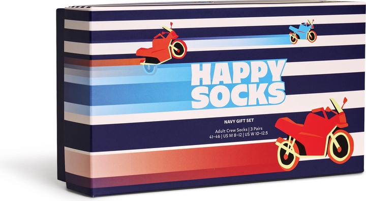 Produktbild Happy Socks Navy Gift Set (3er Pack, 36 - 40)