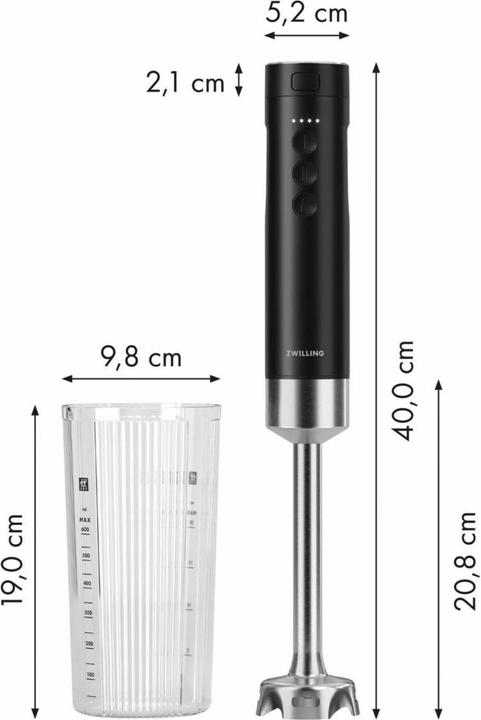 Produktbild Zwilling Xtend Kabelloser Stabmixer (ohne Akku)