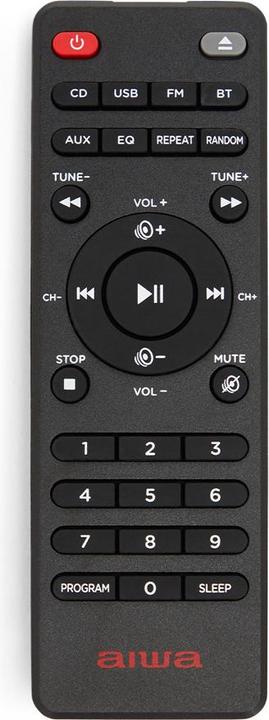 Immagine prodotto Aiwa MSBTU-500 Sistema stereo Bluetooth®, AUX, CD, USB, FM, 50W Nero (Bluetooth, Lettore CD, 1x 50 W)