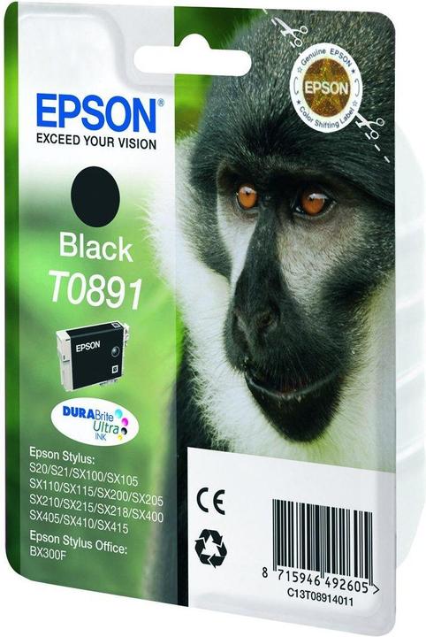 Productafbeelding Epson Ink/T0891 Aap BK SEC (BK)