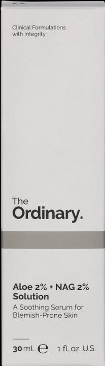 Actual product image The Ordinary Aloe 2% + NAG 2% Solution (30 ml)