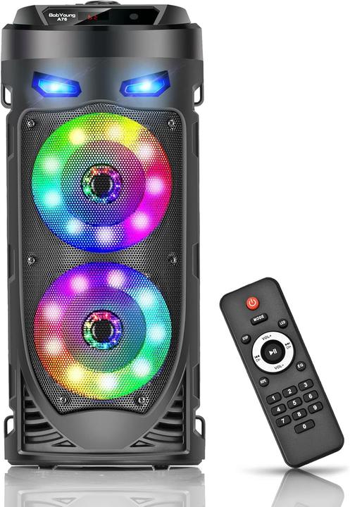 Actual product image BabYoung Tragbarer Bluetooth-Lautsprecher (10 h, Rechargeable battery operated)
