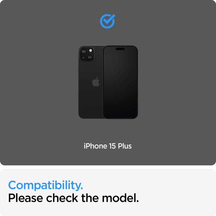 Immagine prodotto Spigen Confezione Da 2 Vetro Temperato Alm Glass Fc Iphone 15 Plus Nero (2 Pezzo/i, Apple iPhone 15 Plus)