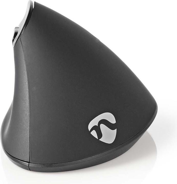 Produktbild Nedis Ergonomische Maus mit Kabel - Rechtshändig - 6 Tasten - 3200 DPI - 1,8 m Kabel - Schwarz (Kabelgebunden)