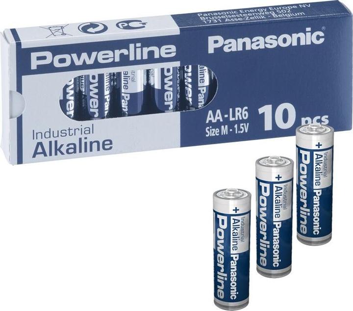 Panasonic Powerline Industrial Alkaline (10 pcs., AA)