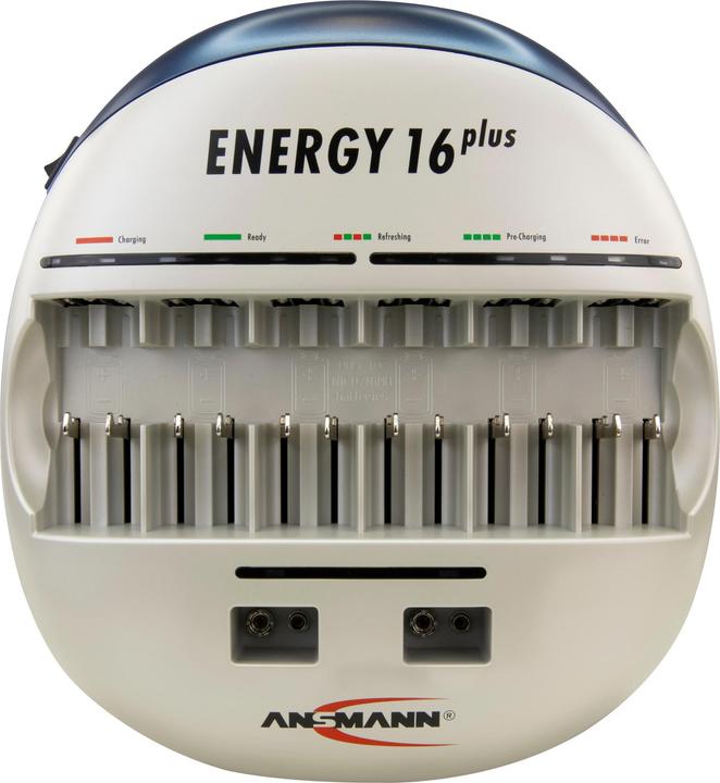 Produktbild Ansmann Energy 16 Plus (1 Stk., AAA, 9V Block, AA, C, D, Ladegerät ohne Akku)