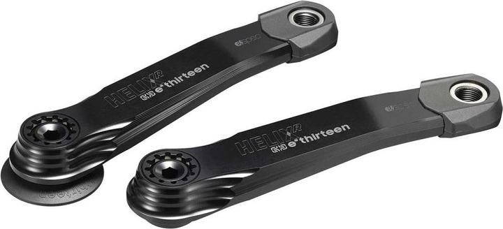 e*13 Helix R e*spec Kurbel, 165mm, Fazua Ride 60, Self Extractor, black (165 mm)