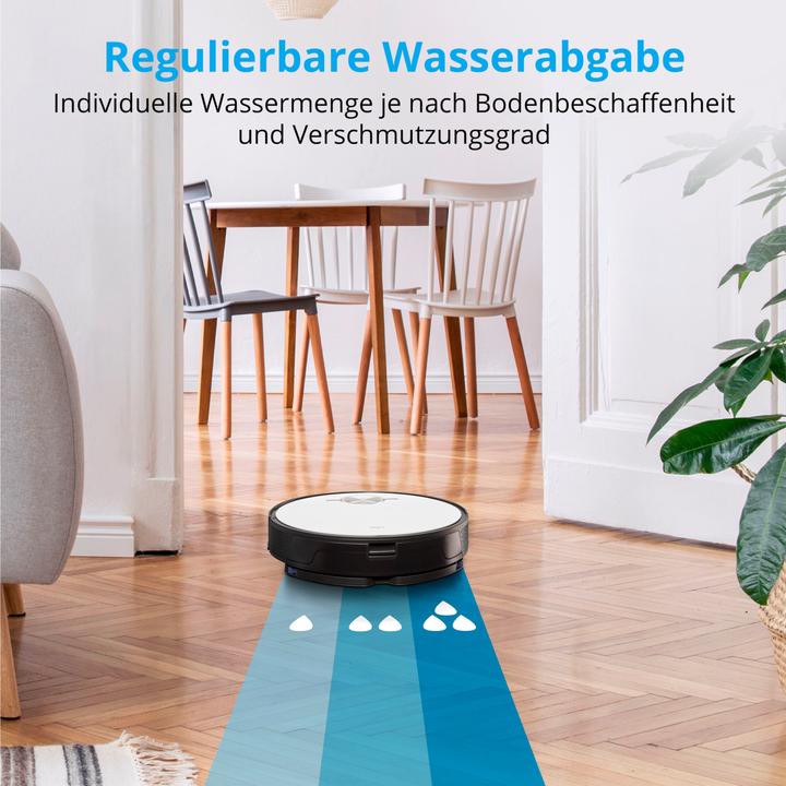 Productafbeelding Medion Zuig- en dweilrobot MD 20004 met Clean Base (Stofzuigrobot)