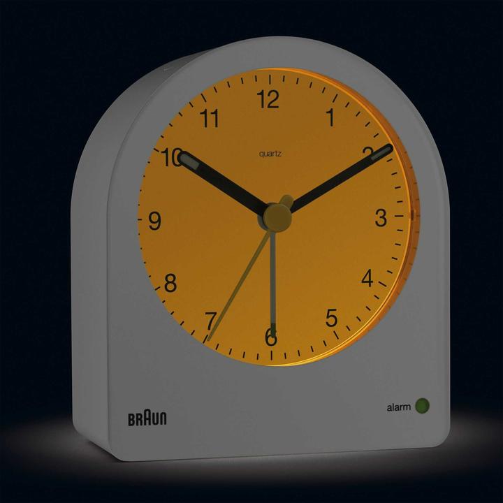 Actual product image Braun BC22 W Quartz alarm clock