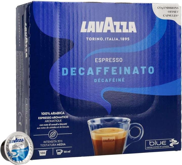 Lavazza Kaffeekapseln Blue Espresso Decaffeinato 100 Stück (1 x Port.)