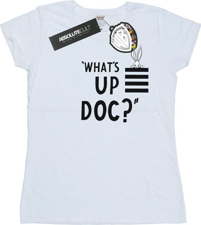 Looney Tunes Bugs Bunny What's Up Doc Stripes TShirt (XXL)