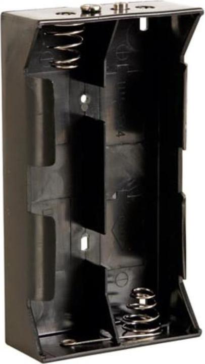 Velleman Batteriehalter Für 4 x D-Batterie (Mit Druckknopfanschlüssen)