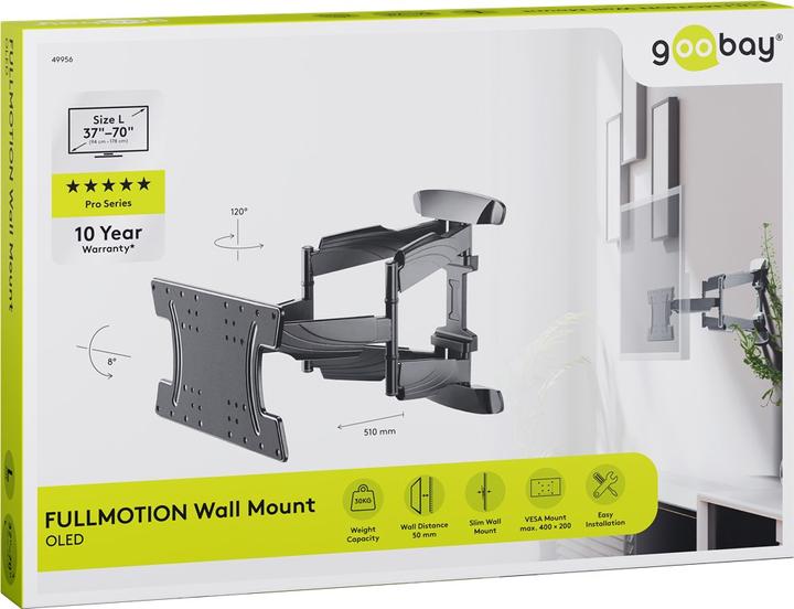 Produktbild Goobay OLED Fullmotion (Wand, 37", 30 kg)