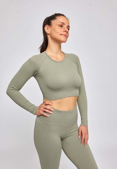 Produktbild Snocks Geripptes Sportshirt langarm Damen (L)
