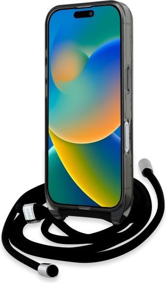 Productafbeelding Karl Lagerfeld KLHMP16SHCKCKLCK iPhone 16 6,1" czarny/zwart hardcase IML Crossbody Monogram Karl (Apple iPhone 16)