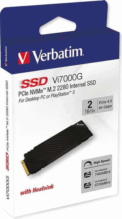 Produktbild Verbatim Vi7000 (2000 GB, M.2 2280)
