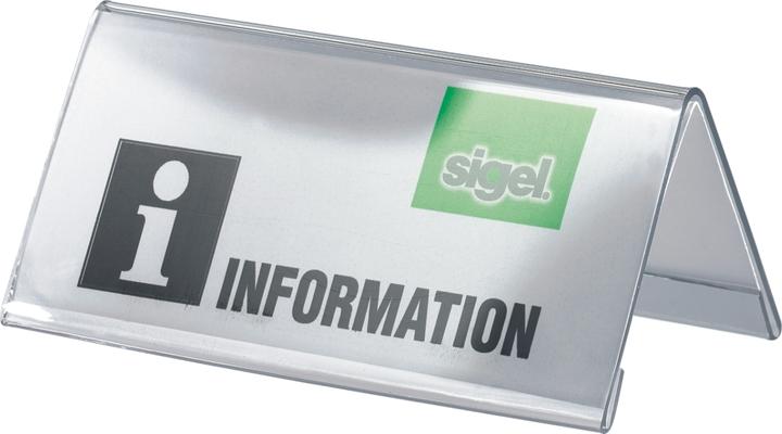 Produktbild Sigel Tischaufsteller Dachform (95 x 42 mm)
