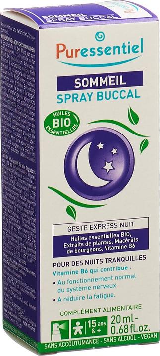Actual product image Puressentiel Sleep Mouth Spray 20 ml (1 Piece, Spray, 68 g)