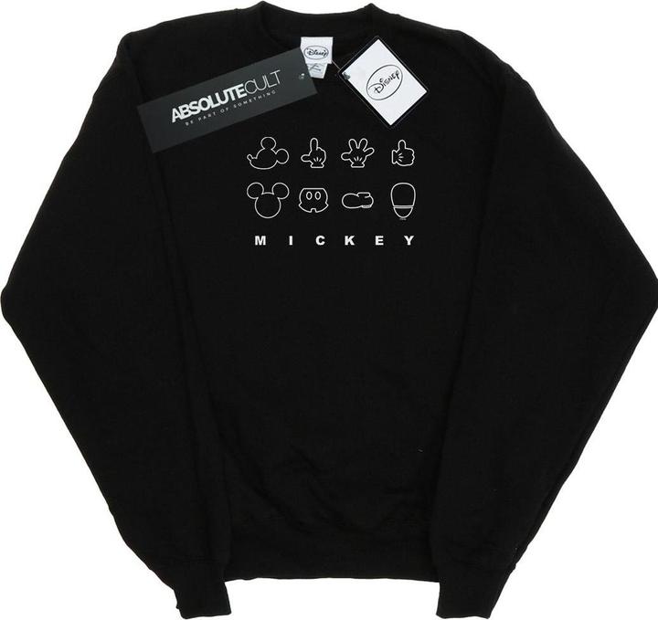 Disney Mickey Mouse Deconstructed Sweatshirt (XL)